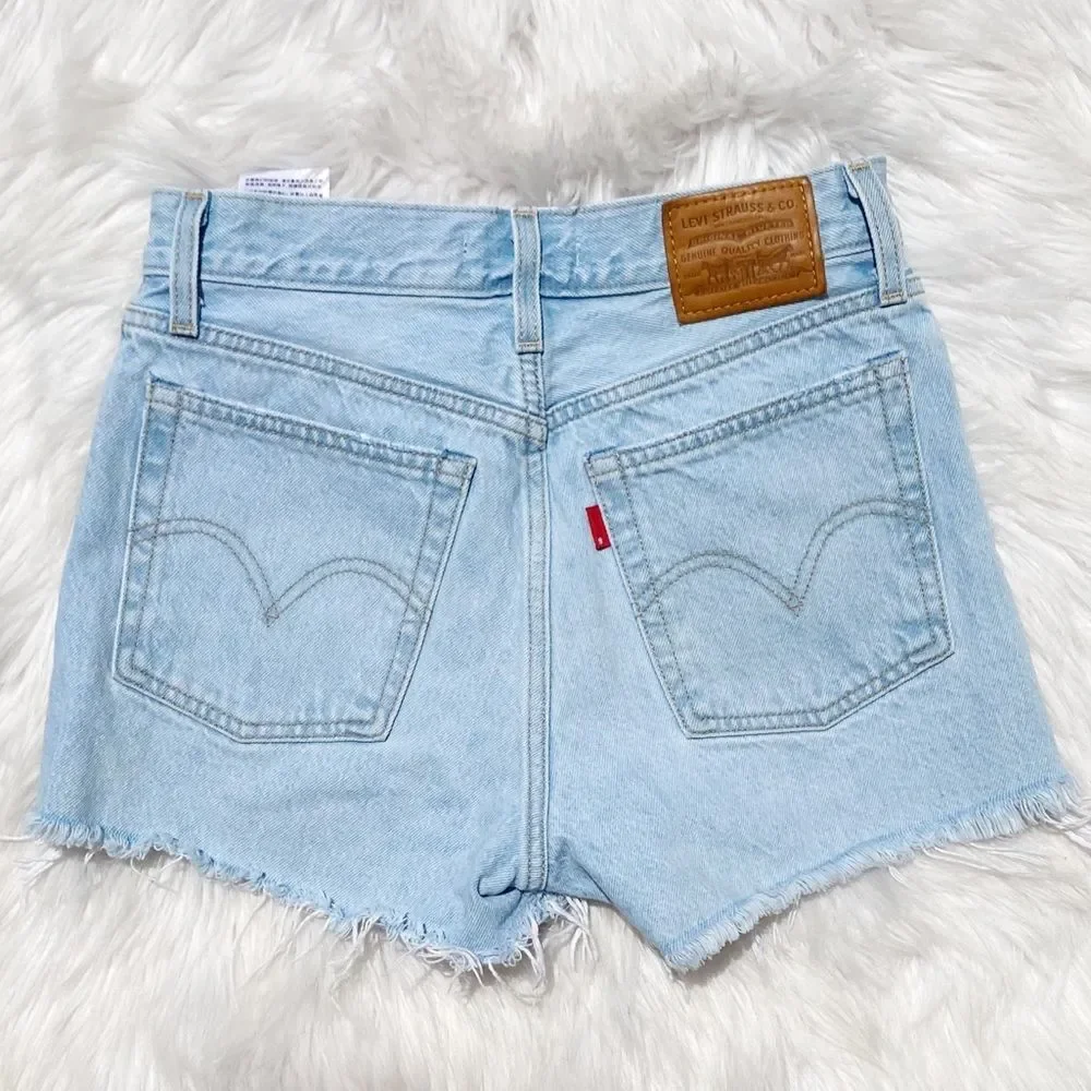 Levi’s 501 Button Fly Wedgie Jean Short Luxor Baked Size 26